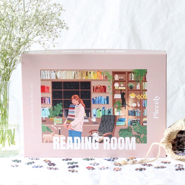 Piecely Reading Room Puzzle, 1000 Teile