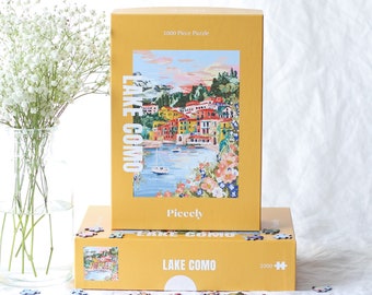 Piecely Lake Como Puzzle, 1000 Teile