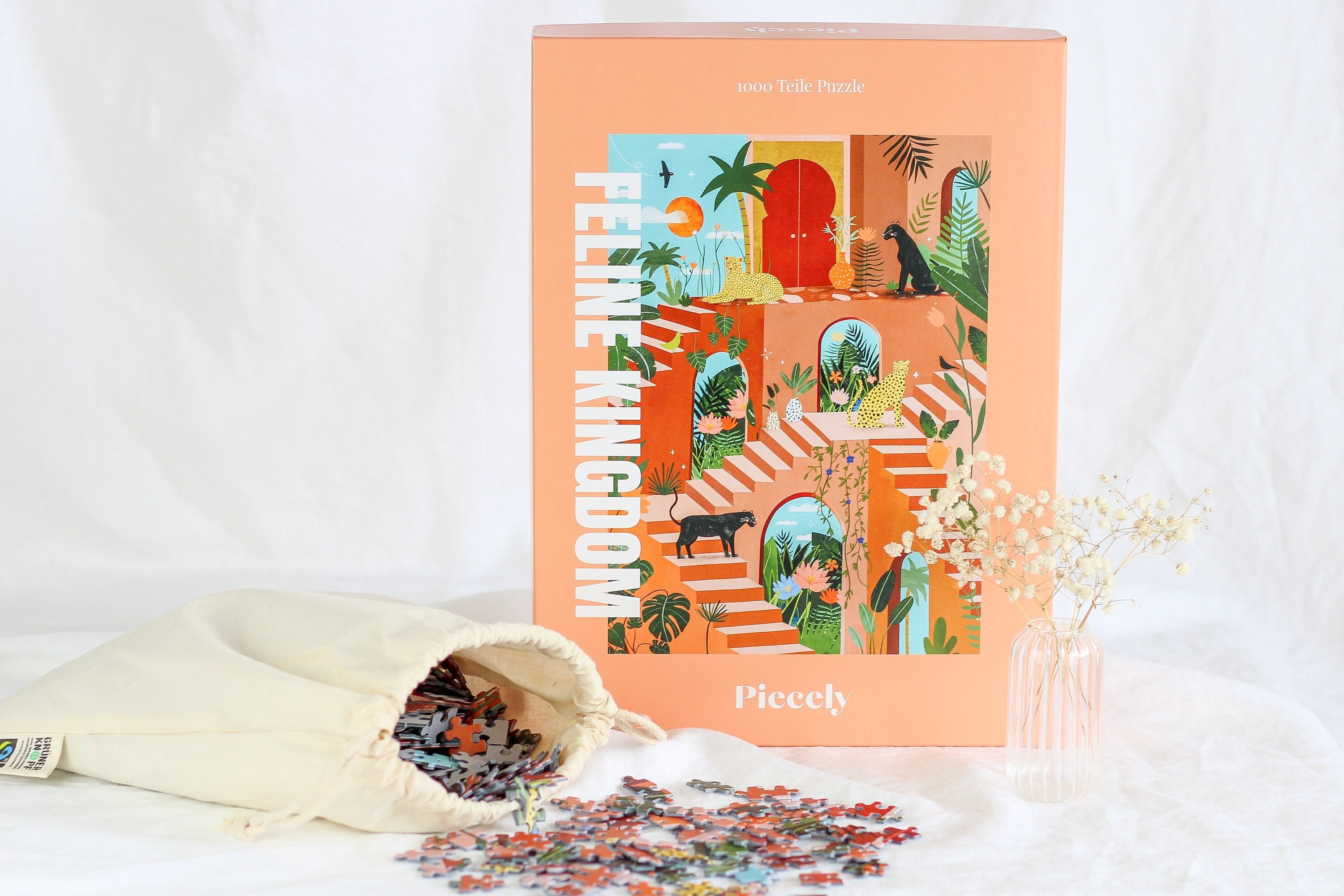 Piecely x Quartier Libre Mimosa Puzzle, 1000 Pieces – Piecely Puzzles