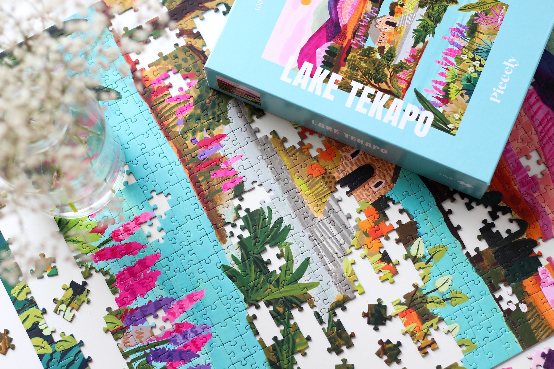 Piecely x Quartier Libre Mimosa Puzzle, 1000 Pieces – Piecely Puzzles