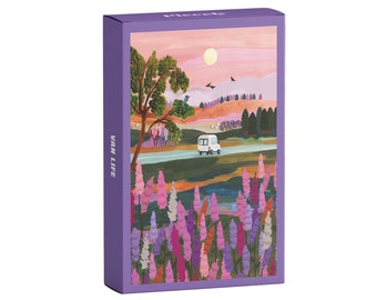 Piecely Van Life New Zealand Mini Puzzle, 99 pieces - Hebe Studio