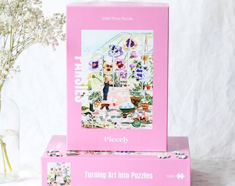 Piecely Pansies Puzzle, 1000 Teile