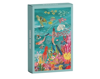 Mini puzzle Piecely Under The Sea, 99 pièces - Hebe Studio