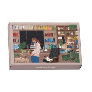 Piecely Reading Room mini puzzle, 99 pieces