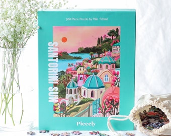 Piecely Santorini Sun Puzzle, 500 Teile