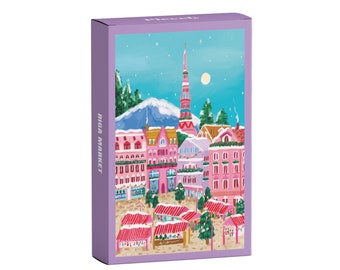 Piecely Riga Market Minipuzzle, 99 Teile - Millie Putland