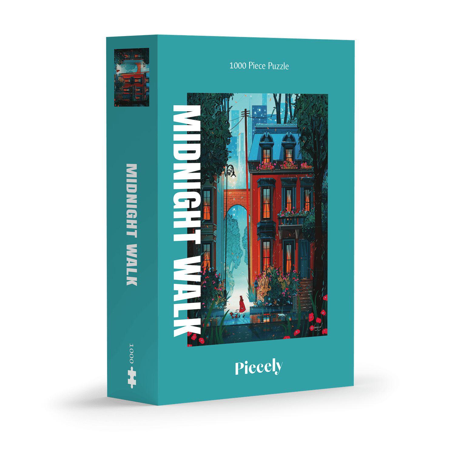 Piecely Midnight Walk New York Puzzle, 1000 Pieces - Laura El - Etsy