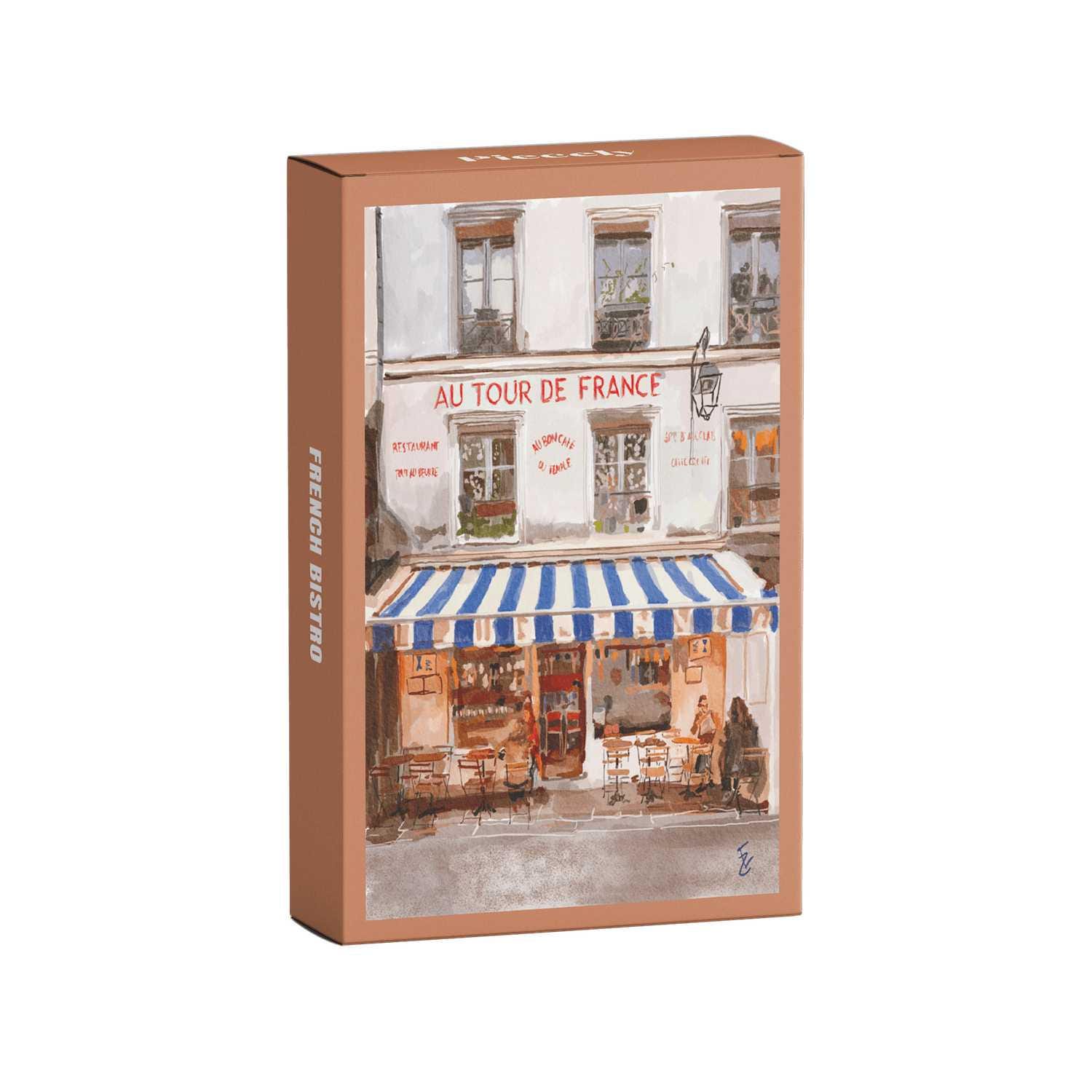 Piecely French Bistro mini puzzle, 99 pieces