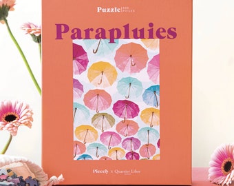 Piecely x Quartier Libre Parapluies Puzzle, 500 Teile