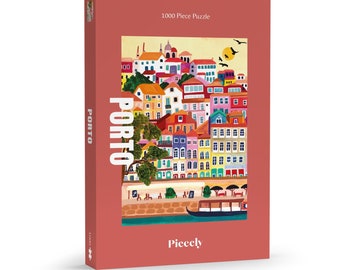 Piecely Porto Puzzle, 1000 Teile - Portugal, Hebe Studio