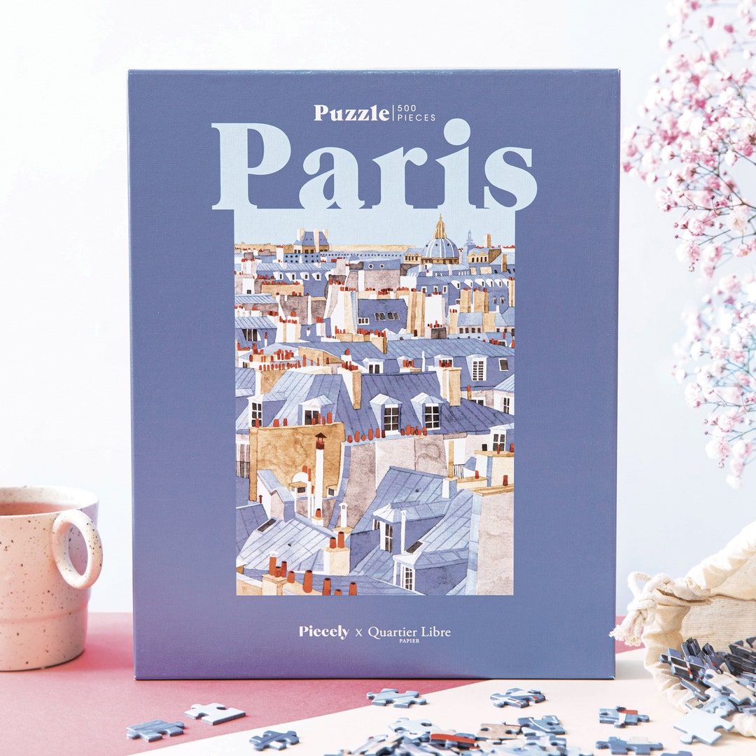 Puzzle Piecely x Quartier Libre Paris, 500 pièces - Etsy France