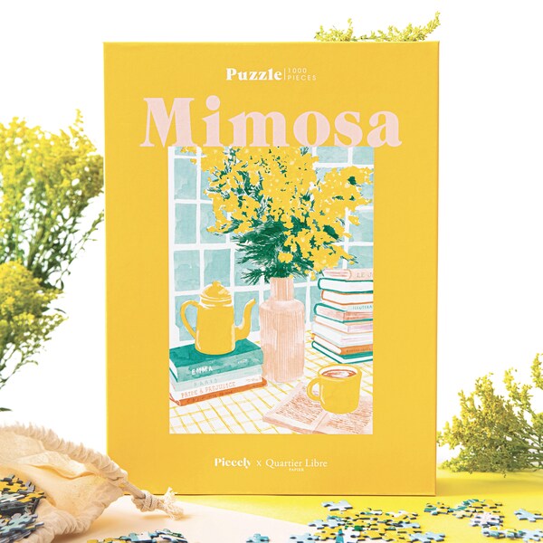 Piecely x Quartier Libre Mimosa Puzzle, 1000 Teile