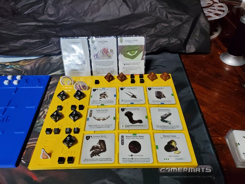 Kingdom Death Monster Gear Grid Player Aid Board Game 1 Etsy