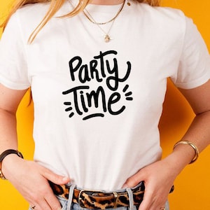 Party Time svg, Party card print, frame svg, mok print svg, Party png, Party Time t-shirt print, Let's Party svg, Time to Party svg, eps, dxf