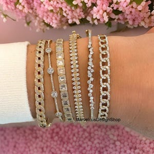Pave Diamond Double Rope Bangle, Halo Diamond Half Eternity Band, Baguette & Round Glass Pave Moissanite Bangle, Vibrations Diamond Bangle