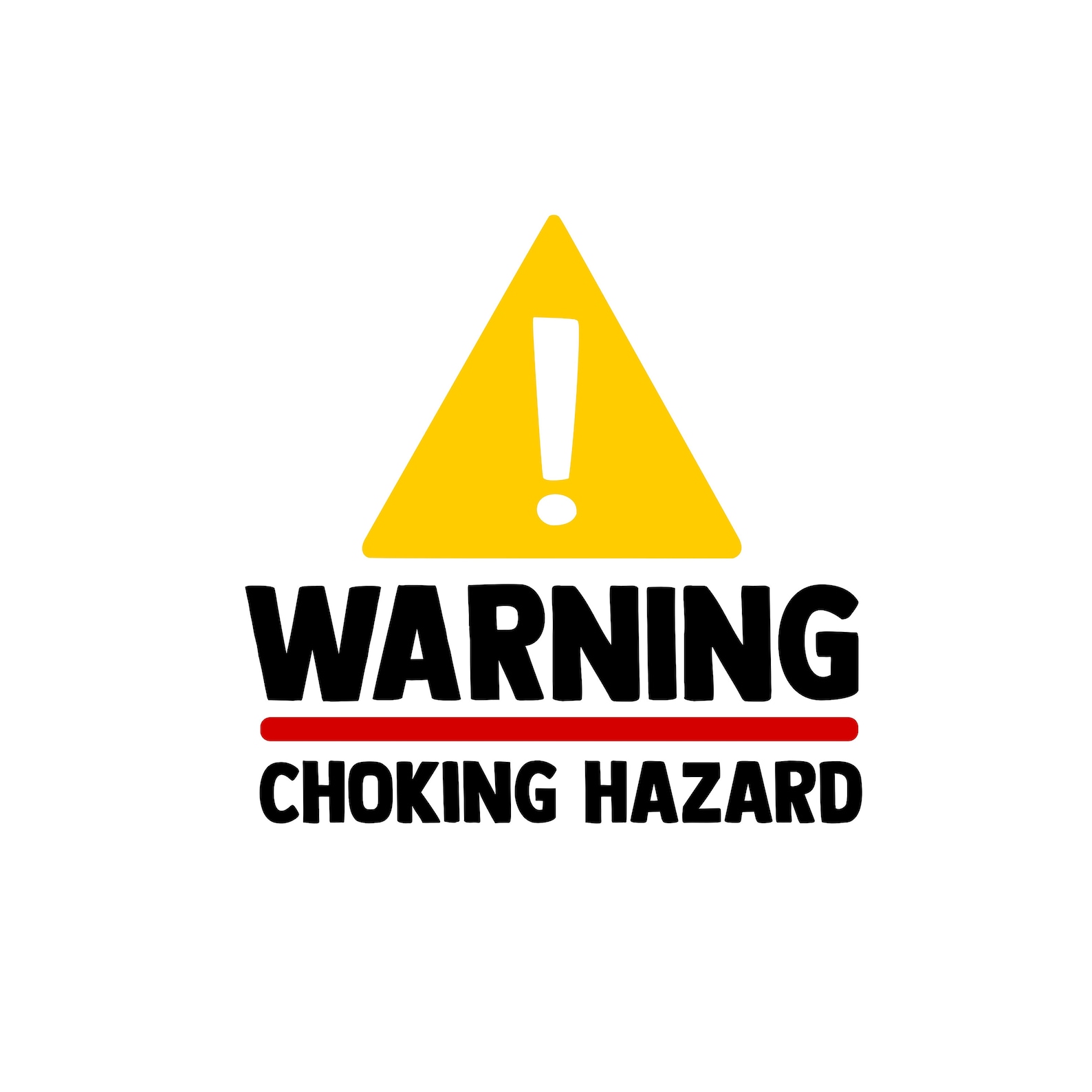 Warning Choking Hazard Svg, Card, Frame, Wall Print, Instant Download