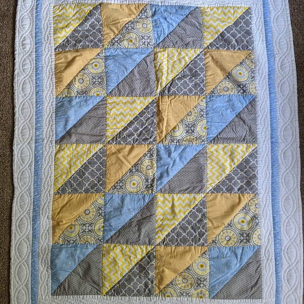 Quilted Baby Blanket Etsy