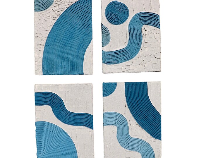 One-of-a-Kind Textured Wall Art // Geometric Earth Tones // 12 x 16 // Abstract Minimalist Modern