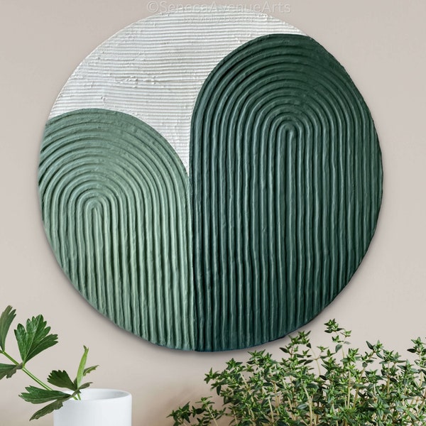 Round Wall Art Etsy