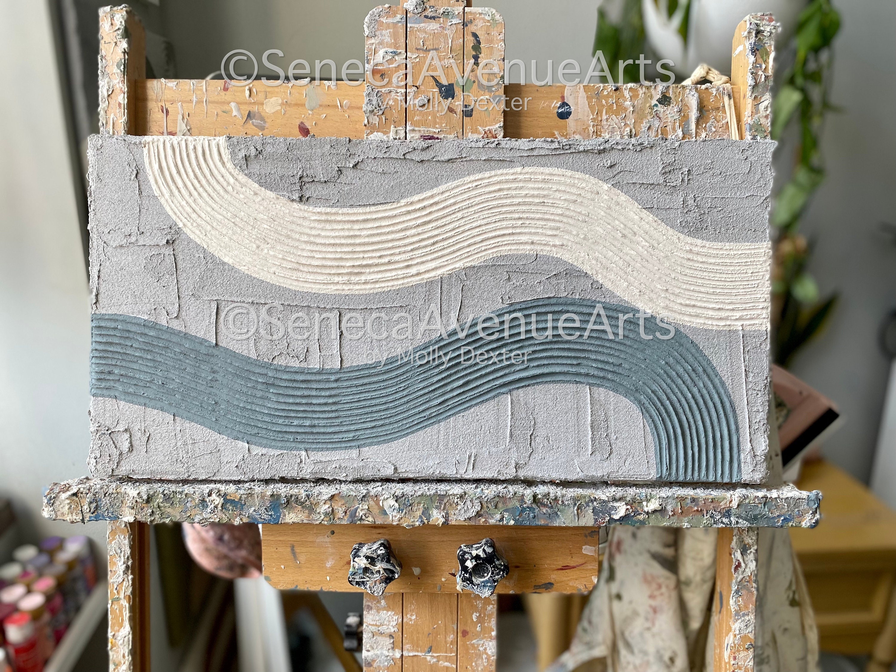 Abstract Textured Wall Art | Handmade Original Painting on Canvas | 3d ... - Textured Wall Artwork By Hand