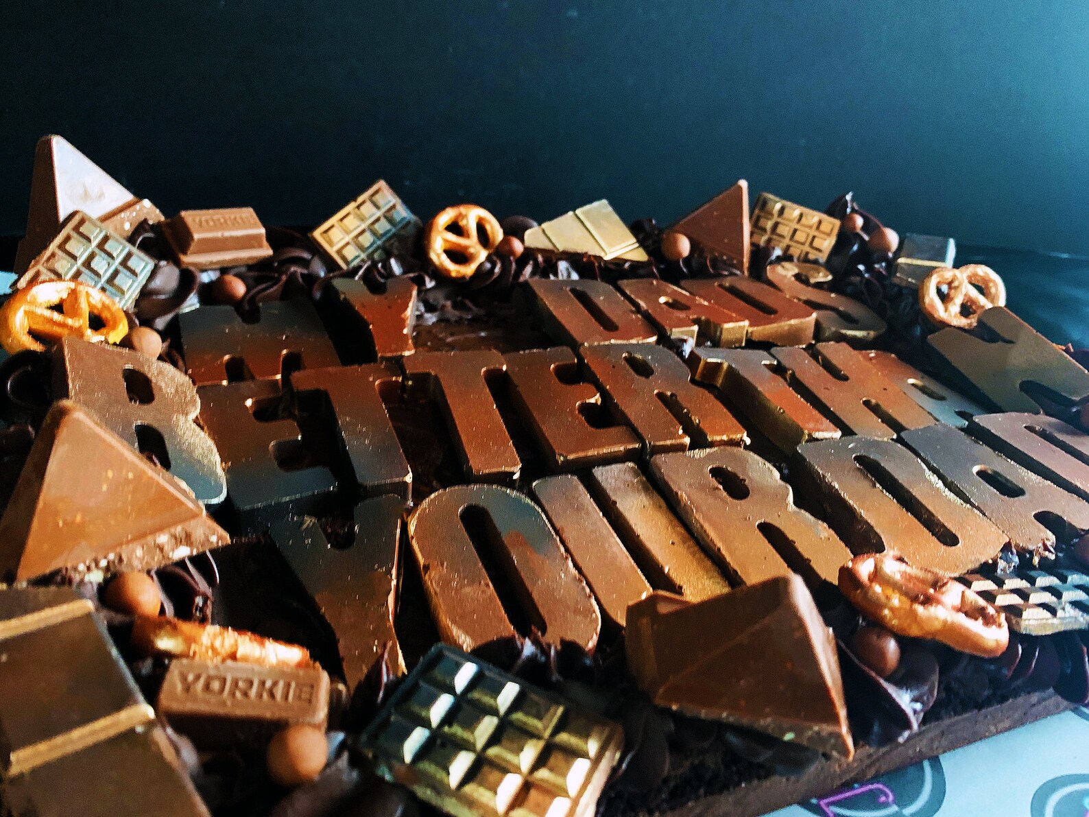 Slogan Brownie half slab Fathers Day personalised postal Etsy