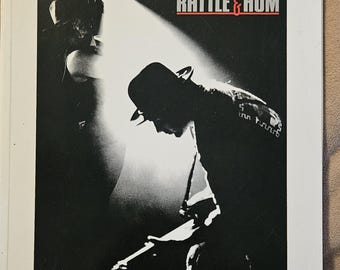 U2 Books Rattle & Hum Official Book of the Movie 1988 and Touch the Flame