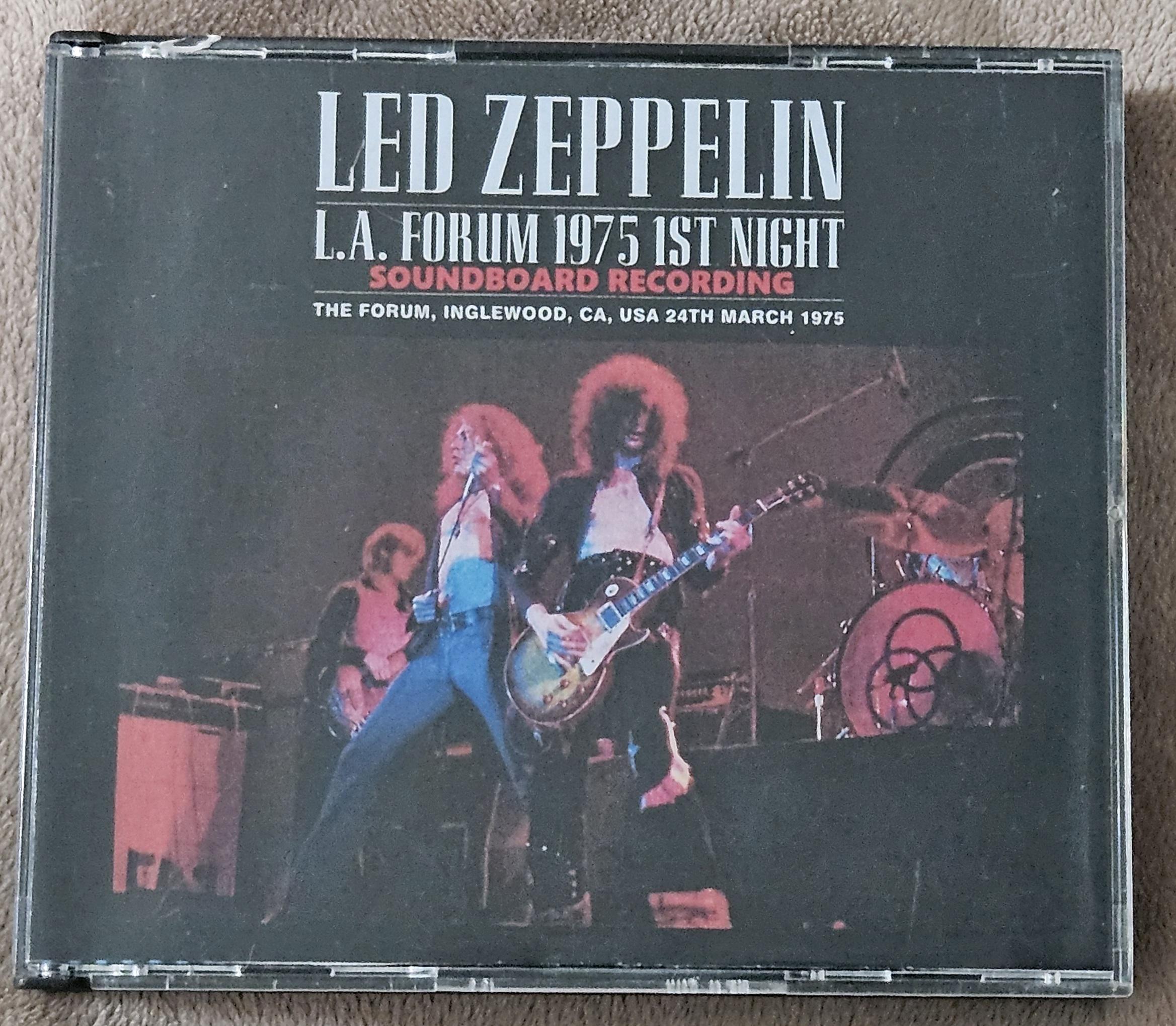 LED ZEPPELIN/L.A FORUM 1975 FINAL NIGHT 4CD The Forum - March 27