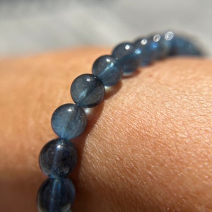 Ultra High Quality Rare Devil Aquamarine Bracelet 11.5mm, 9.5mm, 8.5mm, 8mm, 7.5mm, 7mm 6mm, 5mm or 4.5mm beads