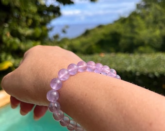 High Quality, Lavender Ice Kunzite Bracelet, 8.5mm or 8mm beads