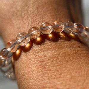 High Quality, Translucent Sparkly Arusha Skinny Bracelet, 5mm, 6mm, 6.5mm or 7mm beads