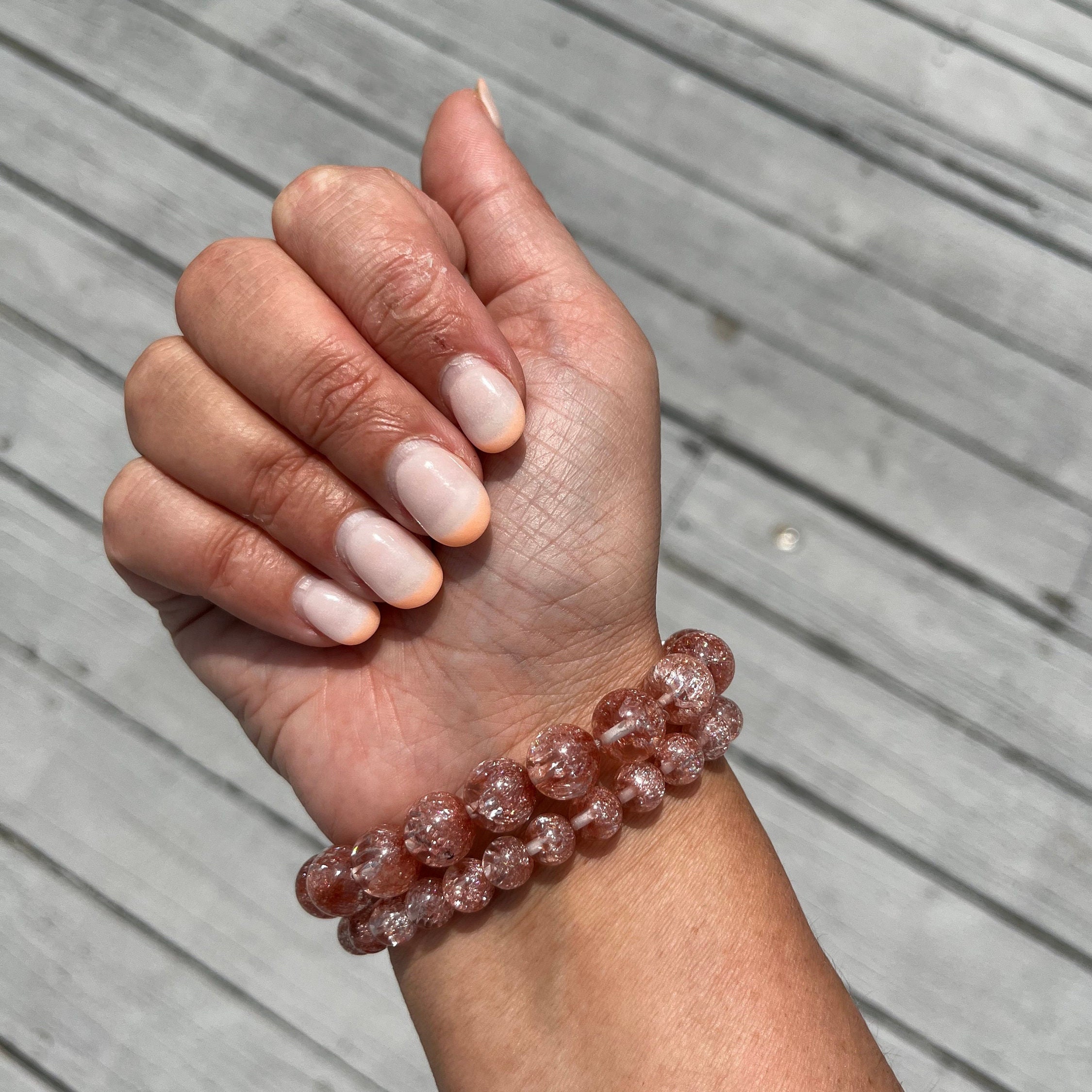 High Quality Sparkly Bronze Firework Quartz 