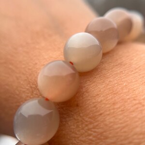High Quality, Fawn Colored Moonstone Bracelet, 11mm or 10.5mm for New Beginnings, Good Fortune and Happiness