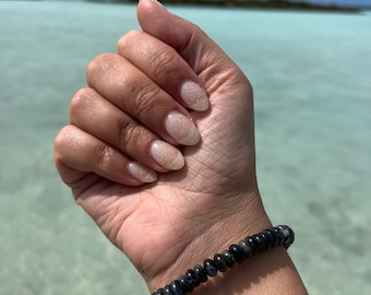 Pulsera de rondeles de pietersita de alta calidad con cuentas de 7,5 mm u 8 mm