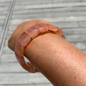Ultra High Quality Rare Koi Fish Agate Chunky Bracelet 20mm for Good Luck, Protection, Travel