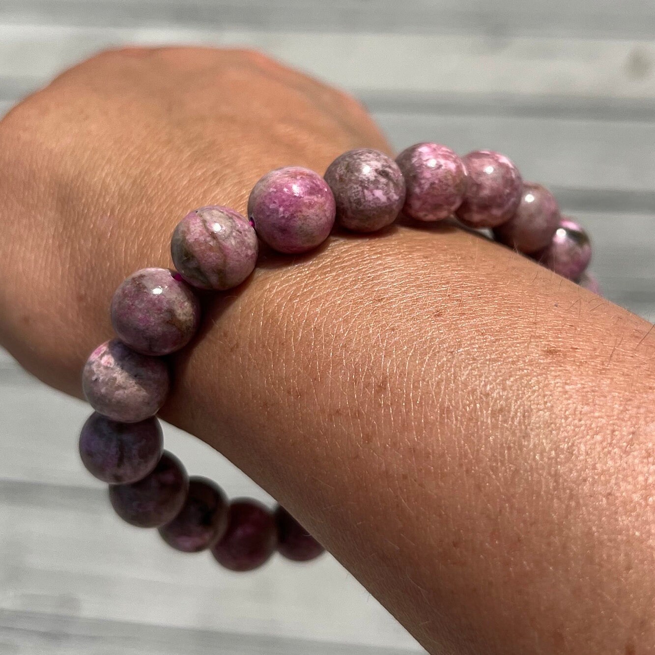 High Quality Rare Pink Cobalt/cobalto Calcite Bracelet 10mm