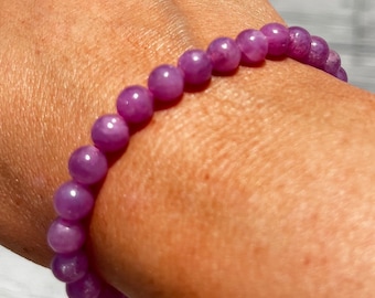 Stunning High Quality Natural Ruby Bracelet 5mm, 5.5mm, 6mm, 6.5mm or 8.5mm for Passion, Goal Setting, Wealth and Happiness