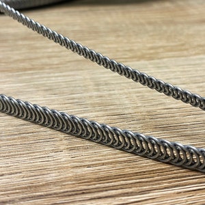 Spiral steel boning  for corsetry, continuous 5mm & 7mm