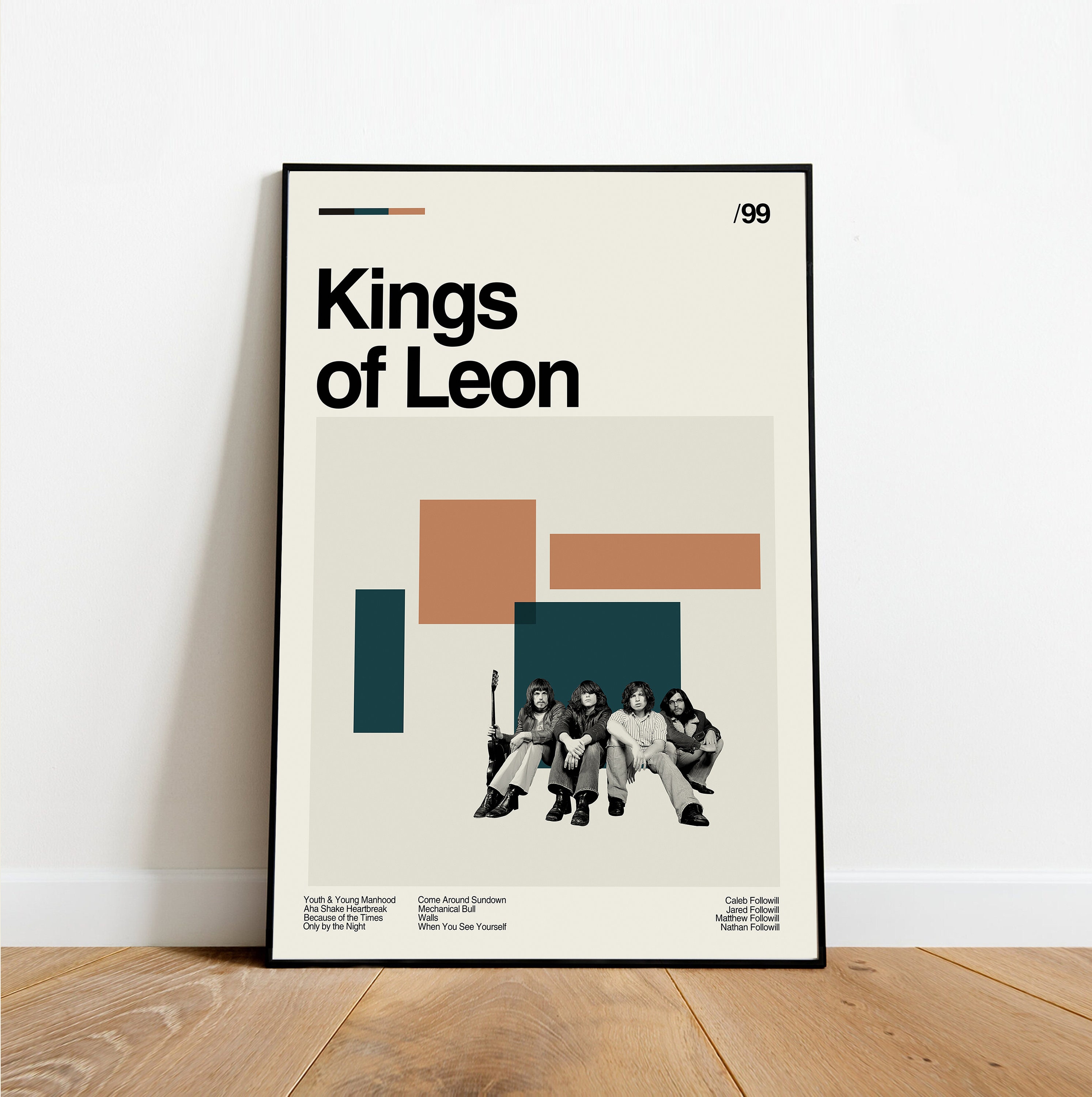 Discover Kings of Leon Vintage Music Poster