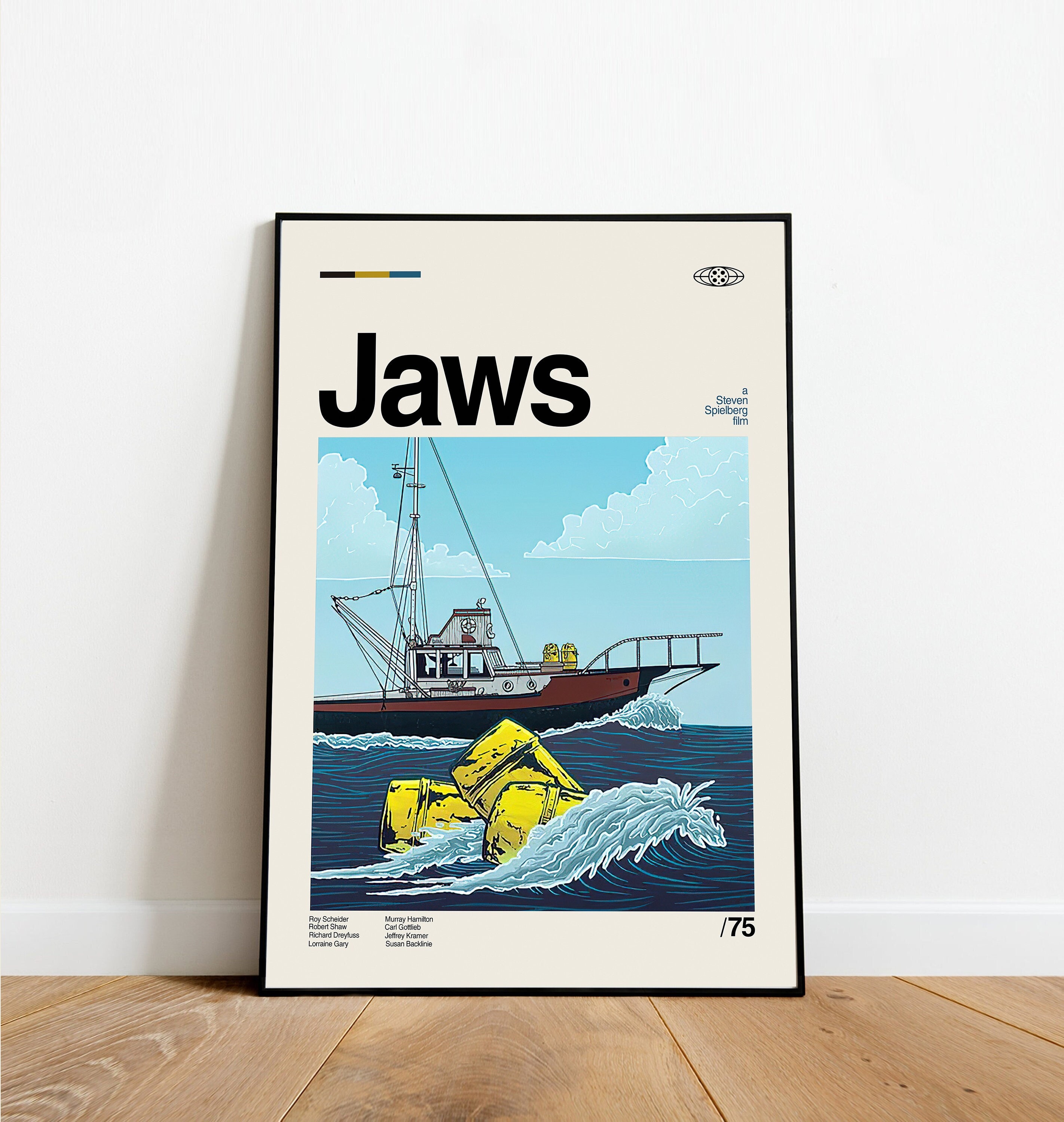 Discover Jaws Minimalist Poster