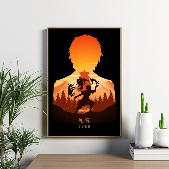 Avatar Anime Poster Anime Art Anime Print Wall Decor Gifts Etsy