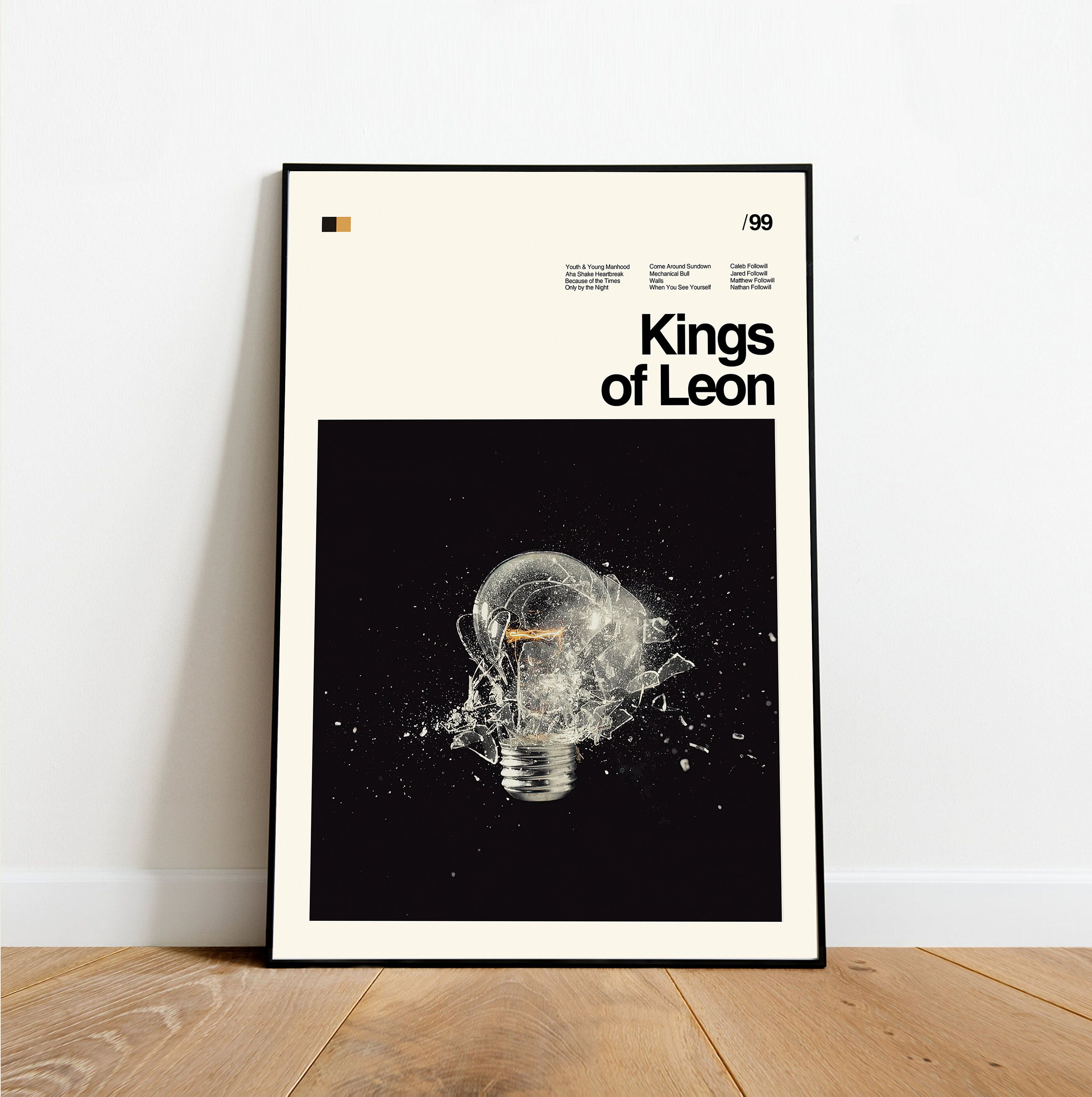 Discover Kings of Leon Poster - Music Poster - Minimalist Art - Vintage Poster