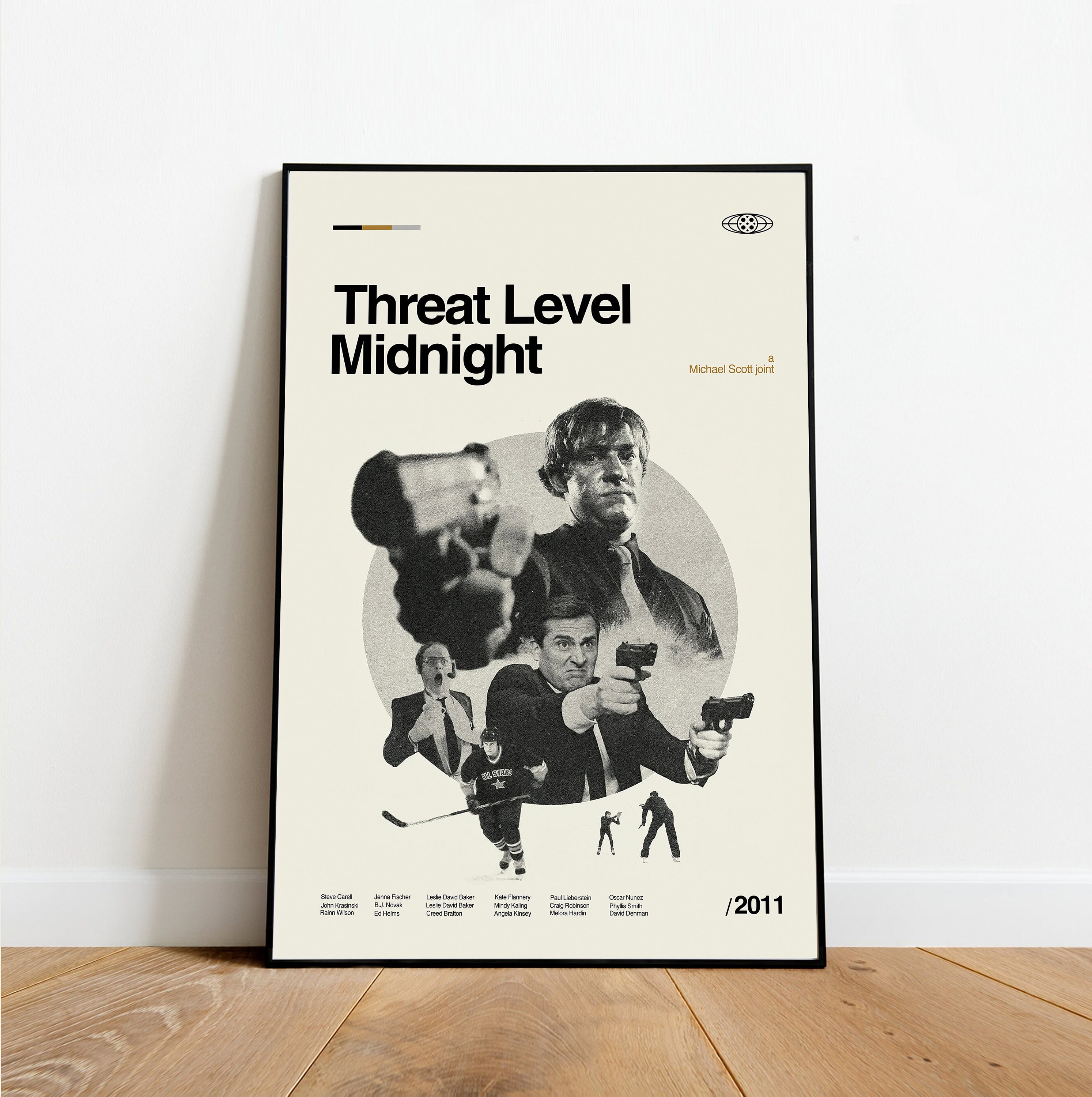 Discover The Office- Threat Level Midnight - Retro Movie Poster