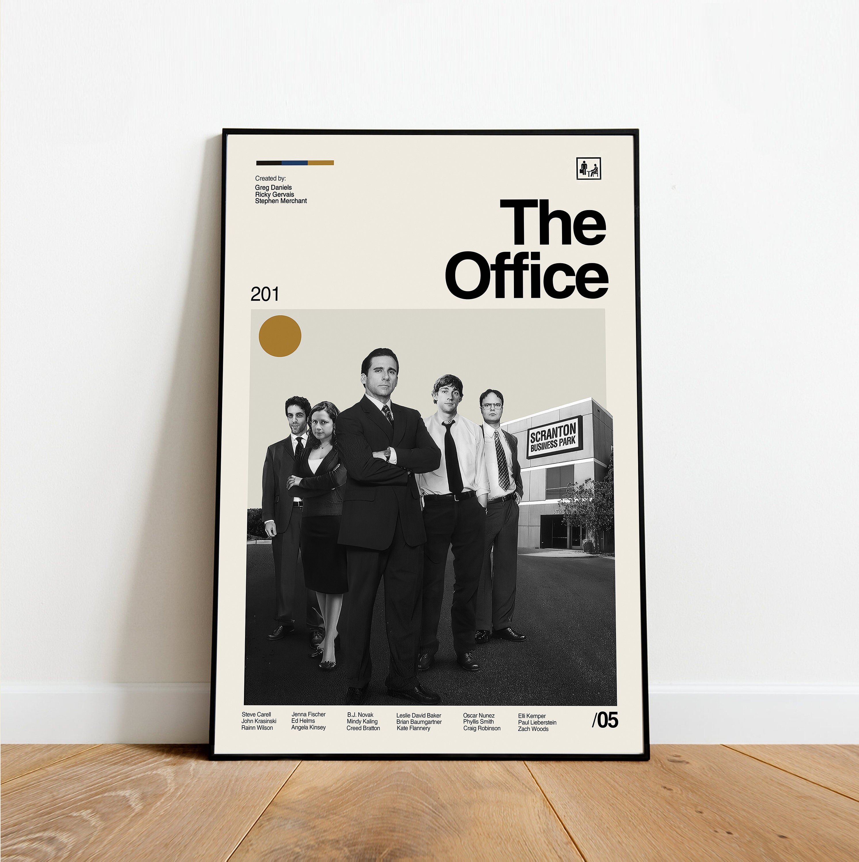 Discover The Office- Michael Scott - Retro Movie Poster