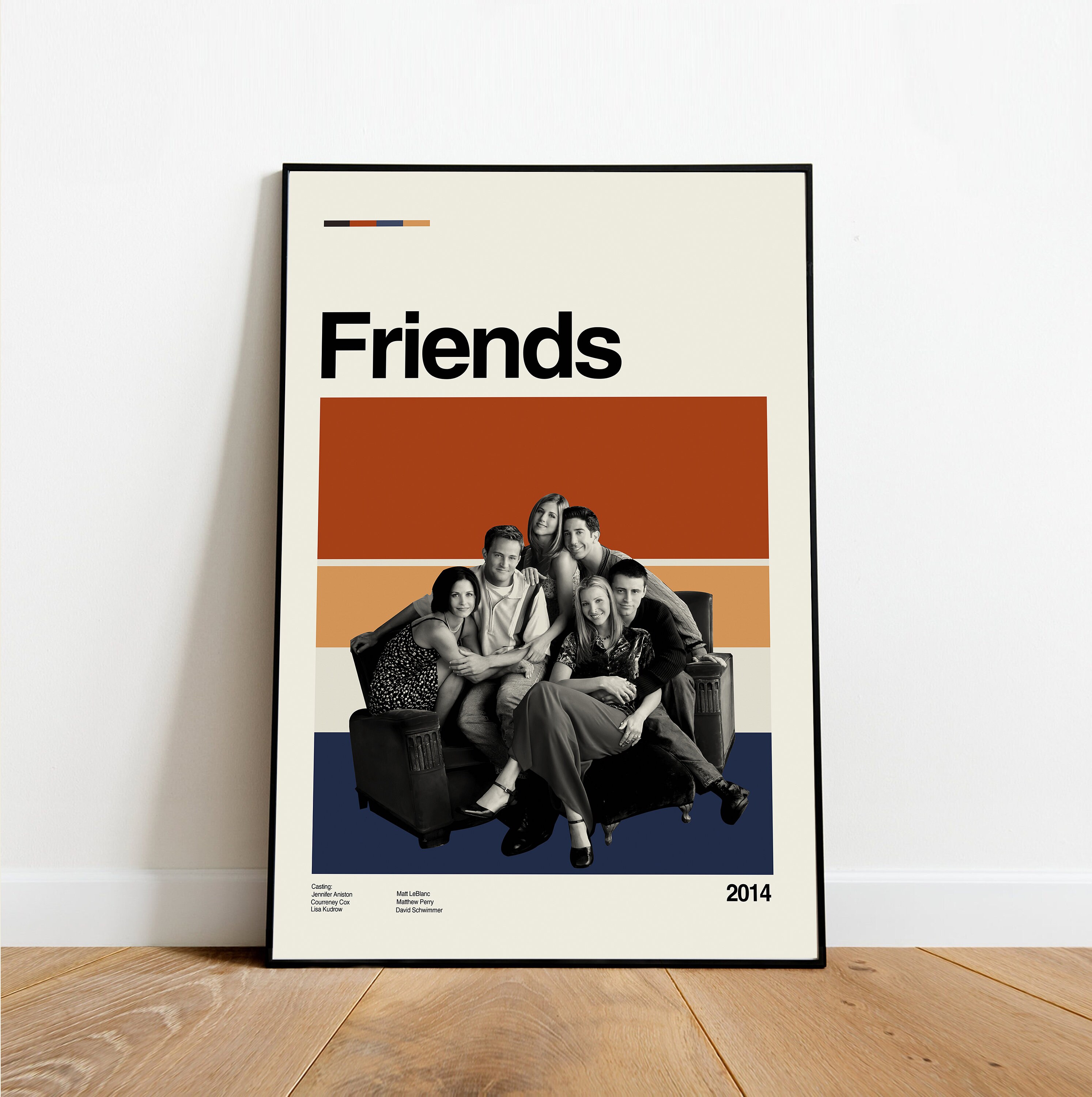Discover FRIENDS Tv Series Poster - Retro Movie Poster
