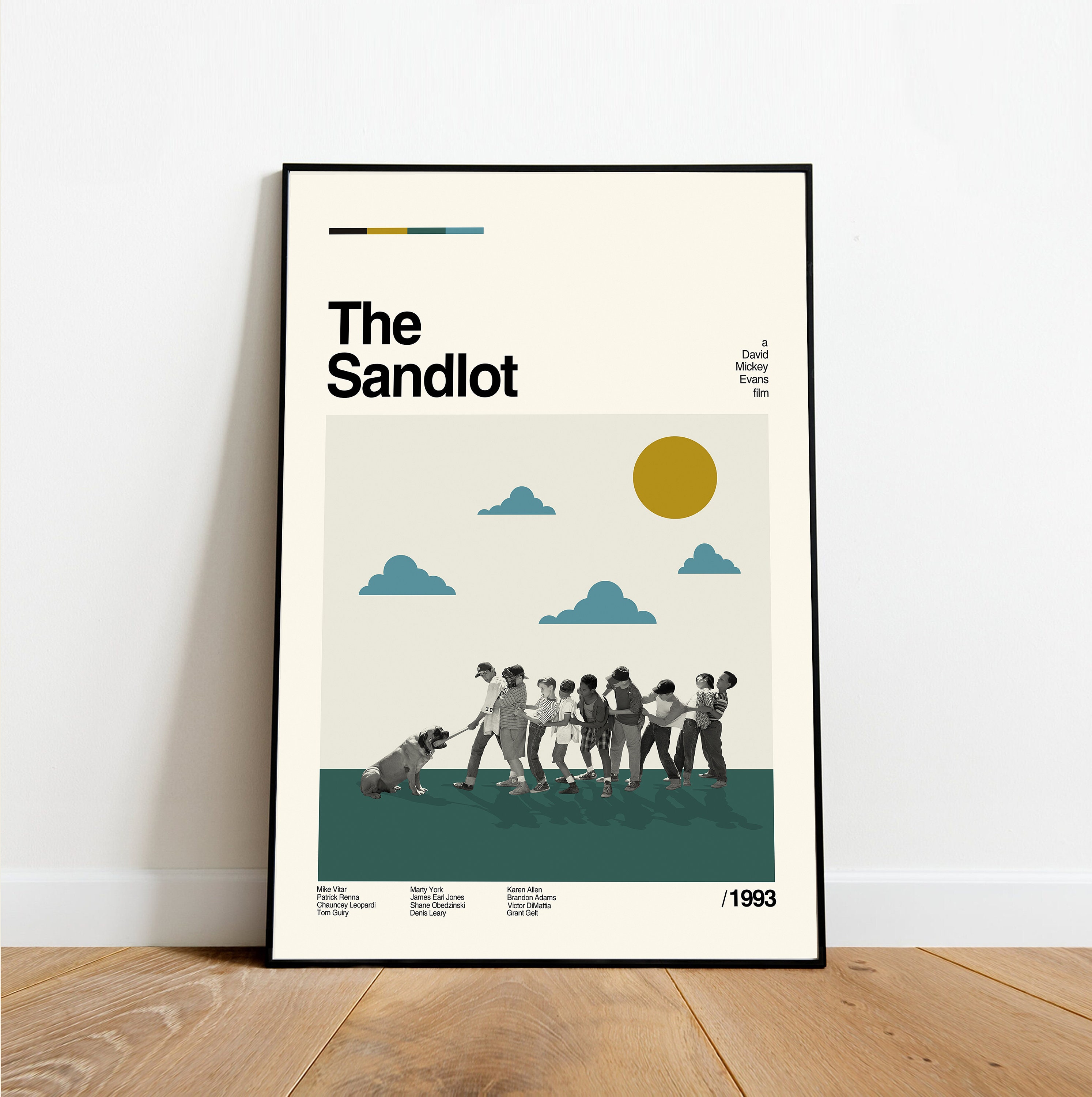 Discover The Sandlot Movie Poster - Minimalist Art - retro modern