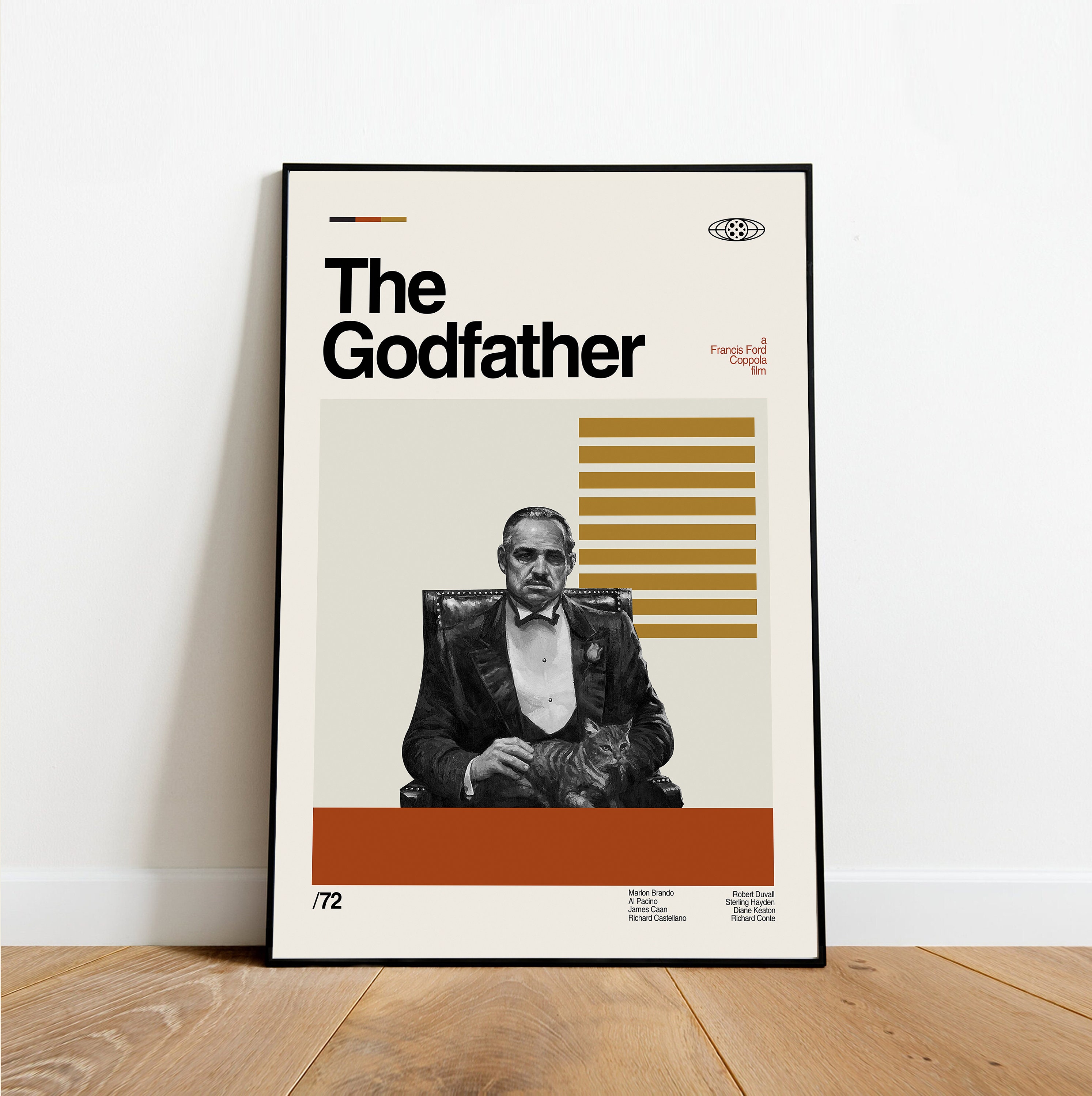 Discover The Godfather Movie Poster - Retro Movie Poster - Minimalist Art