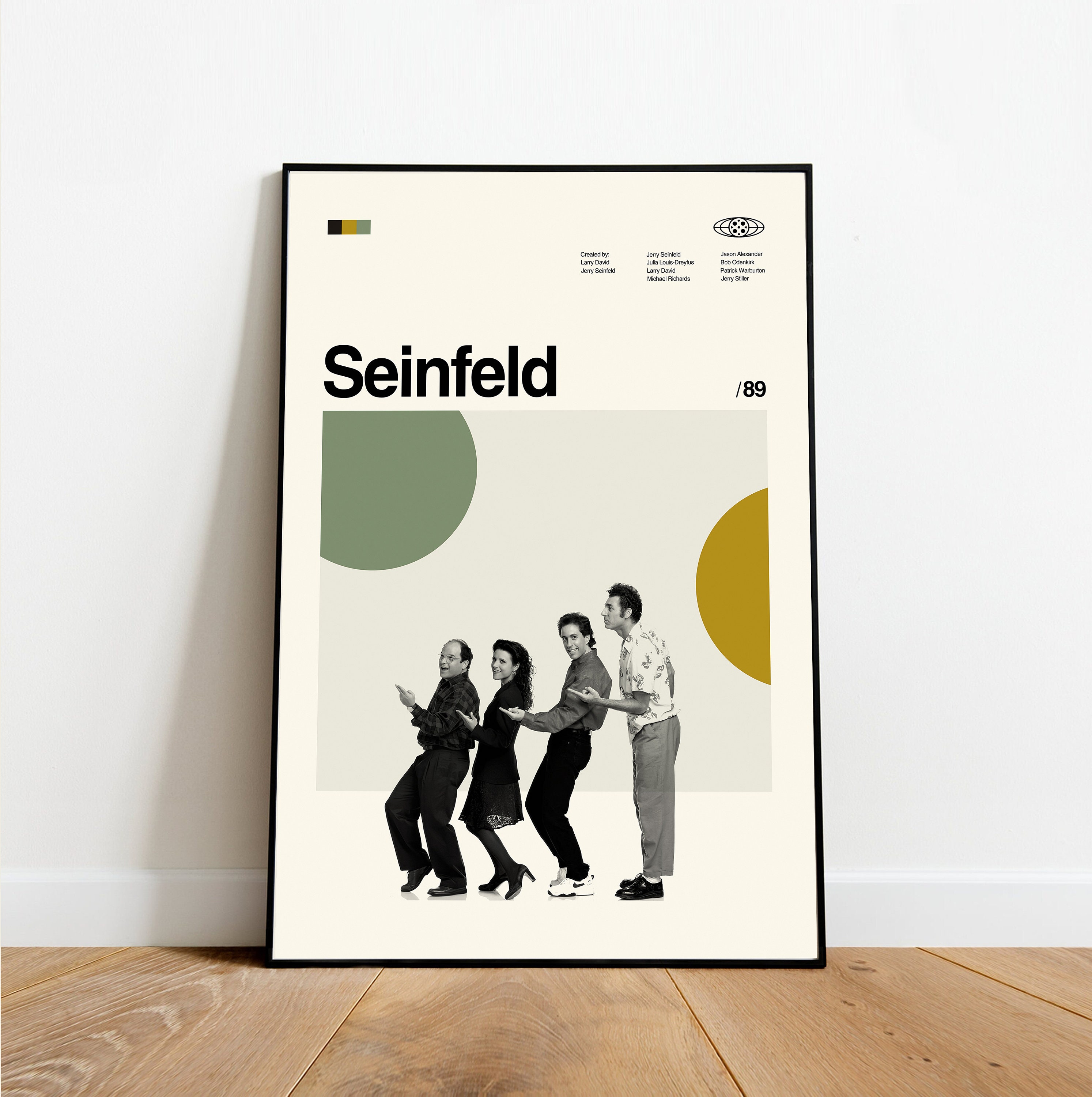 Discover Seinfeld Poster - Seinfeld Restaurant - Retro modern, Vintage inspired Poster