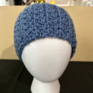 Crochet Ear Warmer in Blue