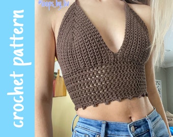 The Sof Top Crochet Pattern by @loopsbylivv