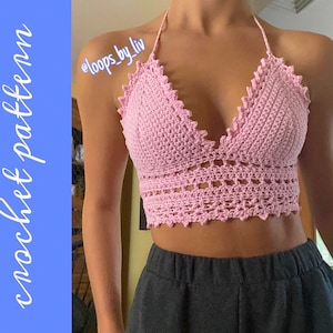 The Liv Top Crochet Pattern by @loopsbylivv